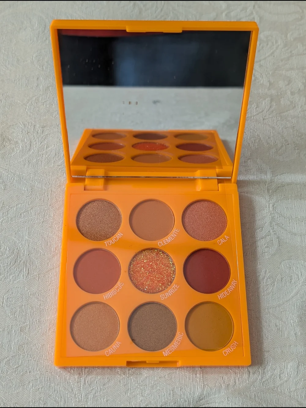CITY COLOR Paradise Love #OrangeVibes Pressed Powder Palette Cruelty-Free 0.38oz